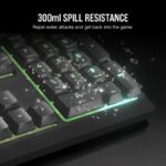 Tastatura gaming CORSAIR K55 CORE RGB USB 2.0 or Type A, wired - CH-9226D65-NA
