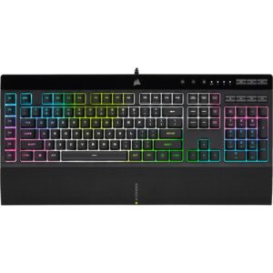 Tastatura Gaming Corsair K55 PRO, Iluminare RGB iCUE, Negru - CH-9226765-NA