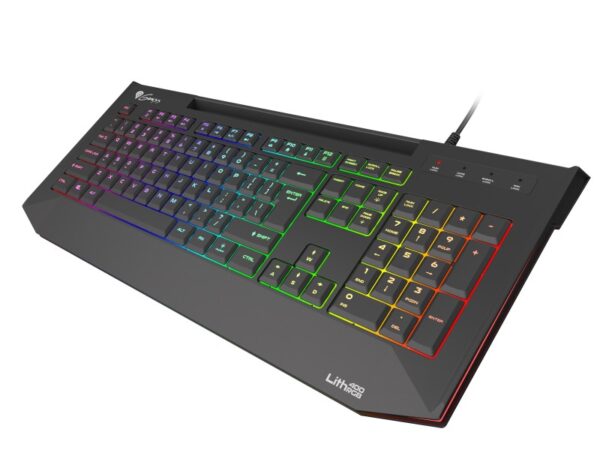 Tastatura gaming cu fir Genesis LITH 400, iluminare RGB - NKG-1419