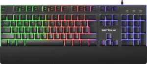 Tastatura gaming cu fir iluminata Serioux Nexor, interfata USB - SRXK-NEXOR