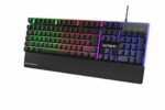 Tastatura gaming cu fir iluminata Serioux Nexor, interfata USB - SRXK-NEXOR - imagine 3