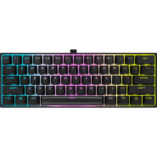 Tastatura Gaming Mecanica Corsair K65 Mini 60%, Iluminare RGB iCUE - CH-9194010-NA