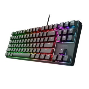 Tastatura gaming mecanica cu fir Trust GXT 864 Cada TKL - TR-25724