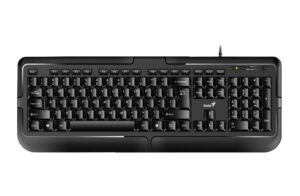 Tastatura Genius KB-118 cu fir, 104 taste, negru - G-31310051400