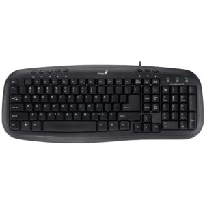 Tastatura Genius Slimstar M200, cu fir, US layout, neagra - G-31310019400