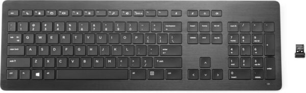 Tastatura HP Premium, Wireless, neagra - Z9N41AA