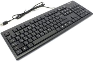 Tastatura KR-83 A4Tech, USB, neagra - KR-83-USB