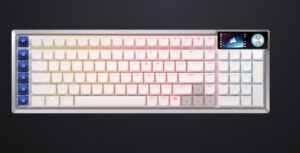 Tastatura Mecanica Gaming Corsair VANGUARD AIR 99 WH, RGB, Wireless - CH-91H901B-NA