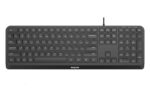 Tastatura Philips SPK6207, cu fir, 104 taste, 1.6m, negru