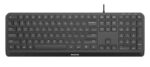 Tastatura Philips SPK6207, cu fir, 104 taste, 1.6m, negru