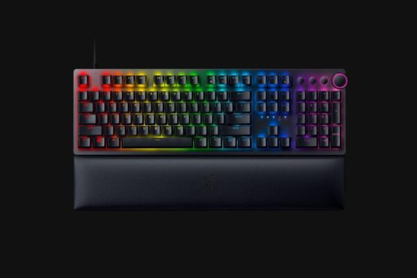 Tastatura Razer Huntsman V2 (Purple Switch) cu fir, negru - RZ03-03930300-R3M1