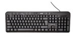 Tastatura Spacer SPKB-169 cu fir, USB, multimedia, 104 taste +