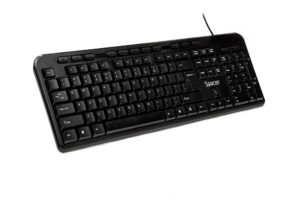 Tastatura Spacer SPKB-169 cu fir, USB, multimedia, 104 taste +