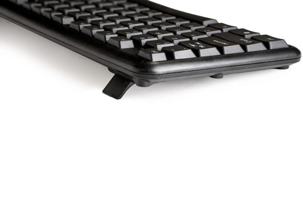 Tastatura Spacer SPKB-520 cu fir, USB, 104 taste, anti-spill, negru