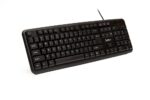 Tastatura Spacer SPKB-S62 cu fir, USB, 104 taste, anti-spill, negru