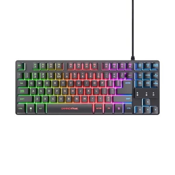 Tastatura Trust GXT 833 Thado TKL, neagra - TR-23698