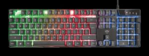 Tastatura Trust GXT 835 Azor, gaming, neagra - TR-23651