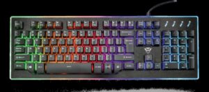 Tastatura Trust GXT 860 Thura, Semi-mechanical Gaming, neagra - TR-21839