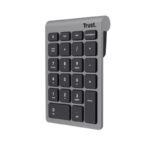 Tastatura Trust numerica wireless Xalax, numar taste 22, gri - TR-25709
