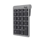 Tastatura Trust numerica wireless Xalax, numar taste 22, gri - TR-25709