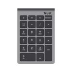 Tastatura Trust numerica wireless Xalax, numar taste 22, gri - TR-25709