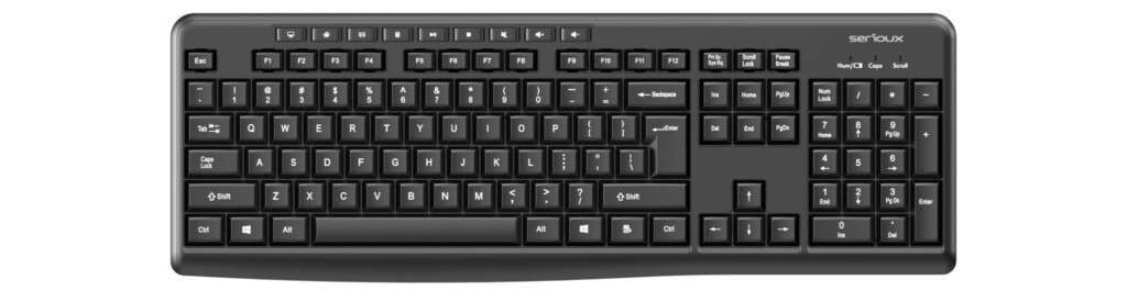 Tastatură wireless 2.4G Tastatură: cu rând independent de taste - SRXK-SKB706W Tastatură wireless 2.4G Tastatură: cu rând independent de taste - SRXK-SKB706W