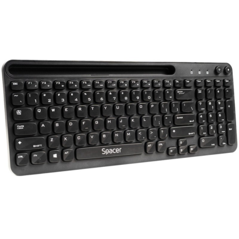 Tastatura wireless SPACER, 102 taste, low profile keycap - SPKB-WS-04-01 Tastatura wireless SPACER, 102 taste, low profile keycap - SPKB-WS-04 - imagine 1