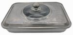 TAVA CUPTOR CU CAPAC, INOX, 35*26*7CM, VANORA HOME - VN-FM-SS3627