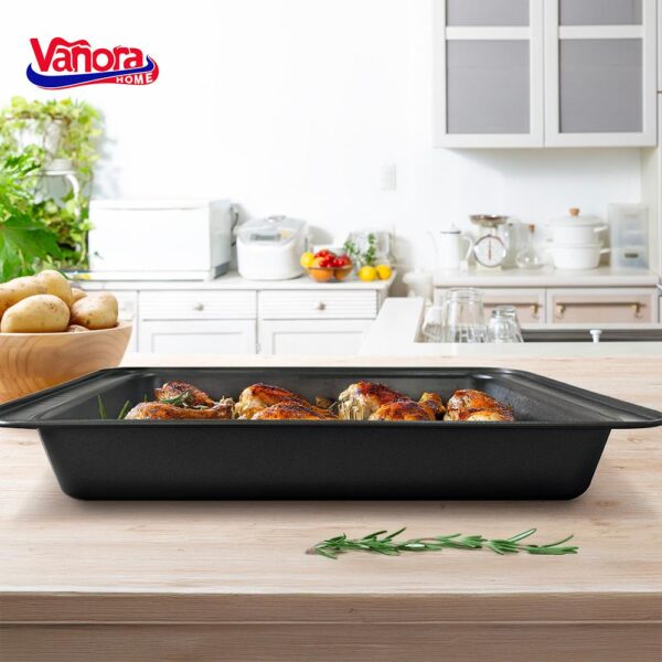 TAVA CUPTOR TEFLON 37X26X5 CM, EASY BAKE, VANORA HOME - VN-JN-37CU