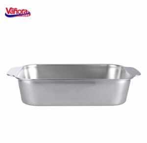 TAVA INOX 41x24.5x8.5 CM, LORA, VANORA HOME - VN-FM-T41