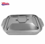 TAVA INOX CU CAPAC 36.5x22x7 CM, ZIRA, VANORA HOME - VN-FM-TC35