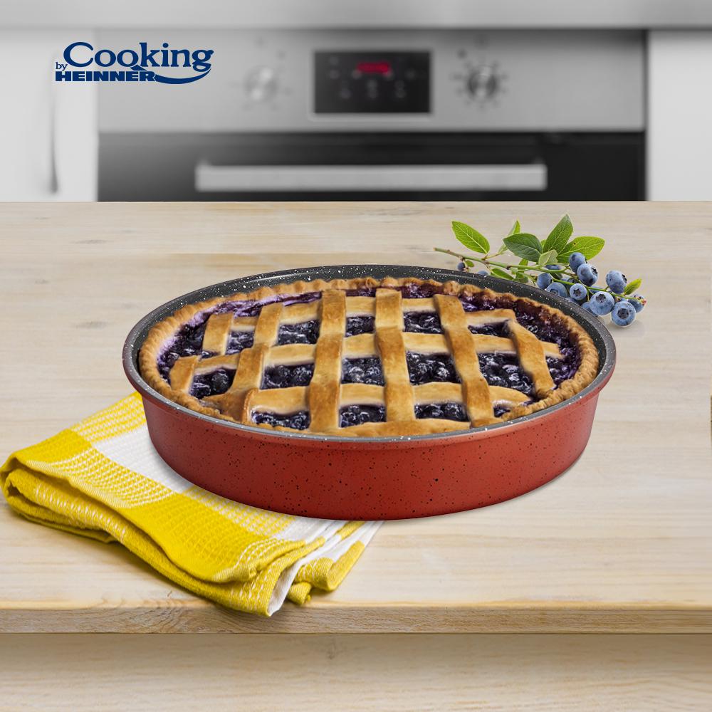TAVA ROTUNDA ACOPERIRE CERAMICA 35x7 CM, ANCA, COOOKING BY HEINNER - HR-FM-A357 TAVA ROTUNDA ACOPERIRE CERAMICA 35x7 CM, ANCA, COOOKING BY HEINNER - HR-FM-A357