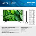 Televizor METZ LED 43MUF7000Z, 109 cm, Smart Google TV, 4K, Clasa F - imagine 7