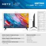 Televizor METZ QLED 40MQF7000Z, 101 cm, Smart Google TV, FHD