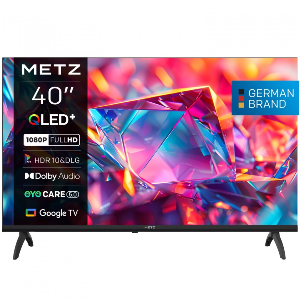 Televizor METZ QLED 40MQH7030Z, 100 cm, Smart Google TV, FHD-01 Televizor METZ QLED 40MQH7030Z, 100 cm, Smart Google TV, FHD - imagine 1