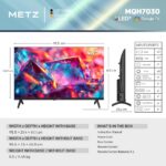Televizor METZ QLED 43MQH7030Z, 108 cm, Smart Google TV - imagine 4