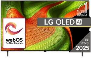 Televizor OLED Smart LG 55B53LA, 4K, HDR, 139cm - OLED55B53LA.AEU