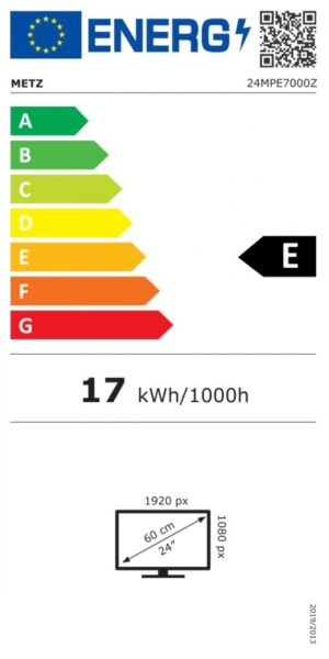 Televizor portabil METZ LED 24MPE7000, 60 cm, Smart Google TV - 24MPE7000Z.H