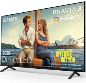 Televizor Sony BRAVIA 3 LED 43S35, 108 cm, Smart Google TV - K43S35BP.CEI