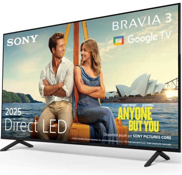 Televizor Sony BRAVIA 3 LED 43S35, 108 cm, Smart Google TV - K43S35BP.CEI