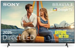 Televizor Sony BRAVIA 3 LED 50S35, 126 cm, Smart Google TV - K50S35B.CEI