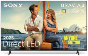 Televizor Sony BRAVIA 3 LED 55S35, 139 cm, Smart Google TV - K55S35B.CEI