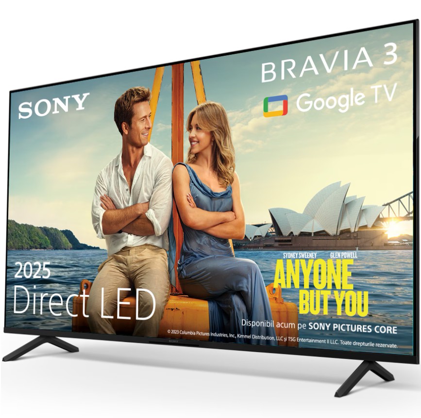 Televizor Sony BRAVIA 3 LED 55S35, 139 cm, Smart Google TV - K55S35B.CEI Televizor Sony BRAVIA 3 LED 55S35, 139 cm, Smart Google TV - K55S35B.CEI