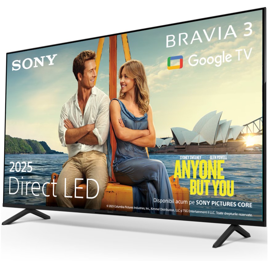 Televizor Sony BRAVIA 3 LED 75S35, 189 cm, Smart Google TV - K75S35B.CEI Televizor Sony BRAVIA 3 LED 75S35, 189 cm, Smart Google TV - K75S35B.CEI