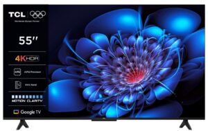 Televizor TCL LED 55P61K, 139 cm, Smart Google TV, 4K Ultra HD