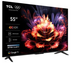 Televizor TCL LED 55V6C, 139 cm, Smart Google TV, 4K Ultra HD