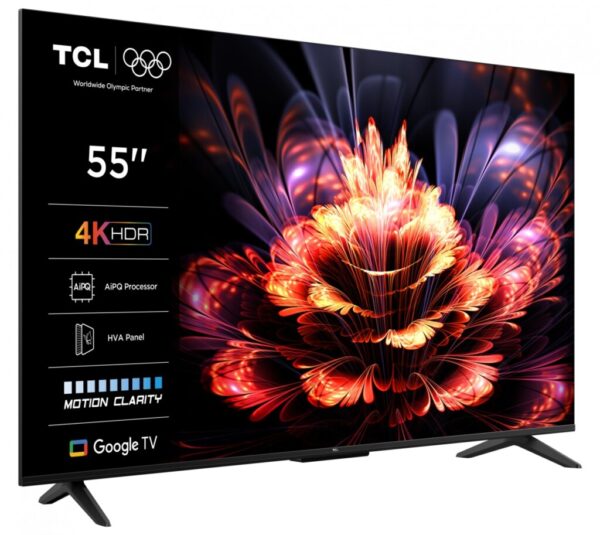 Televizor TCL LED 55V6C, 139 cm, Smart Google TV, 4K Ultra HD