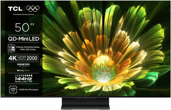 Televizor TCL Mini LED 50Q7C, 126 cm, Smart Google TV, 4K Ultra HD