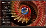 Televizor TCL Mini LED 98Q8C, 248 cm, Smart Google TV, 4K Ultra HD