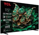 Televizor TCL MiniLed 115C7K, 291 cm, Smart Google TV, 4K Ultra HD